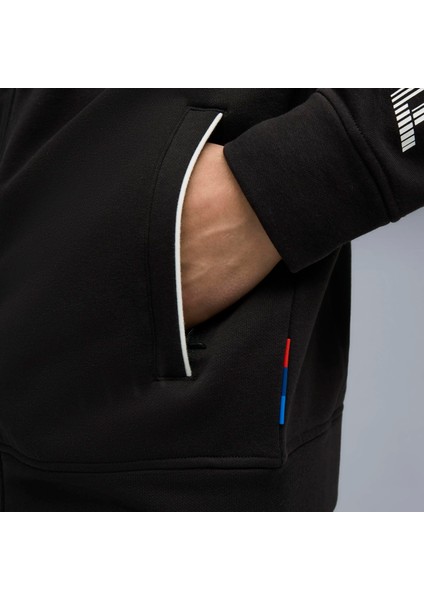 Erkek Siyah Puma Bmw Mms Mt7+ Sweat Jacket Siyah Erkek Fermuarlı Üst modelleri