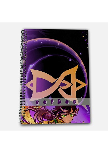 Genshin Impact Sethos Kareli A4 Okul Defteri 72 Yaprak fiyatları