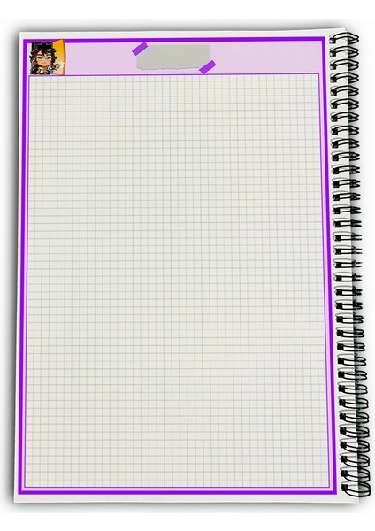 Genshin Impact Sethos Kareli A4 Okul Defteri 72 Yaprak