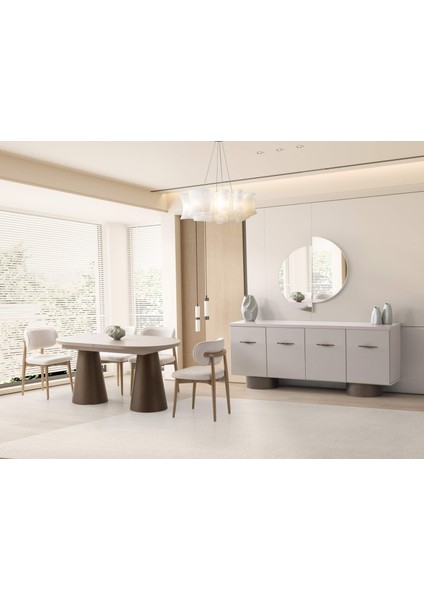 Kansas Yemek Odası Takımı %100 Mdf
