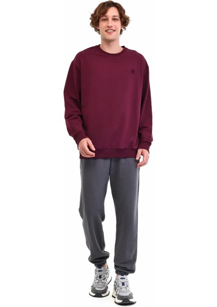 MB SN75 C Neck Sw 5pr Bordo Erkek Sweatshirt A102032527 modelleri