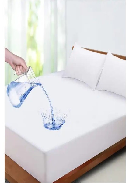Çift Kişilik 220X200+30 cm Pamuklu Fitted Sıvı Geçirmez Alez fırsatları