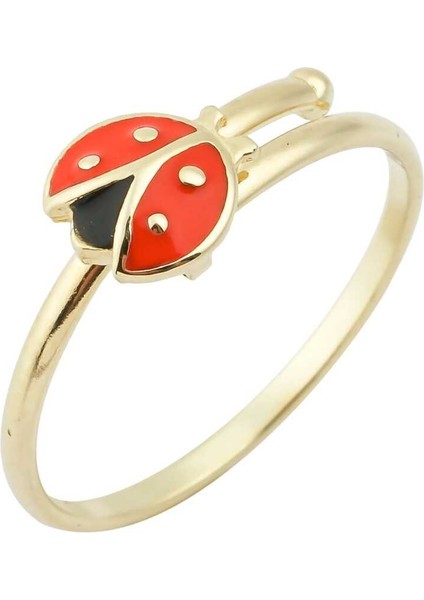 Uğur Böceği Çocuk Yüzüğü