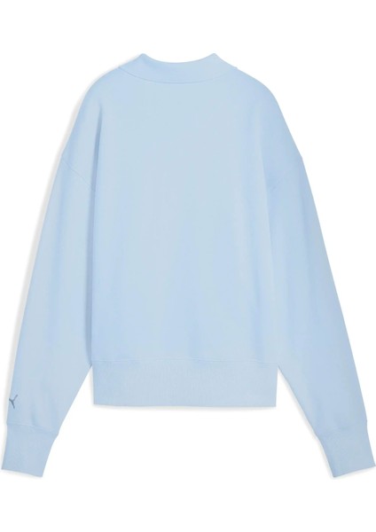 Kadın Yeşil Puma Premıum Ess Polo Crew Yeşil Kadın Sweatshirt fırsatları