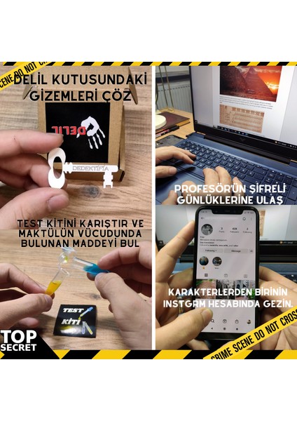 Dedektiflik Oyunu, Profesör Deniz Davası ,Cinayet Çözme Oyunu, Dedektif Oyunları,cinayet Çözme fiyatları