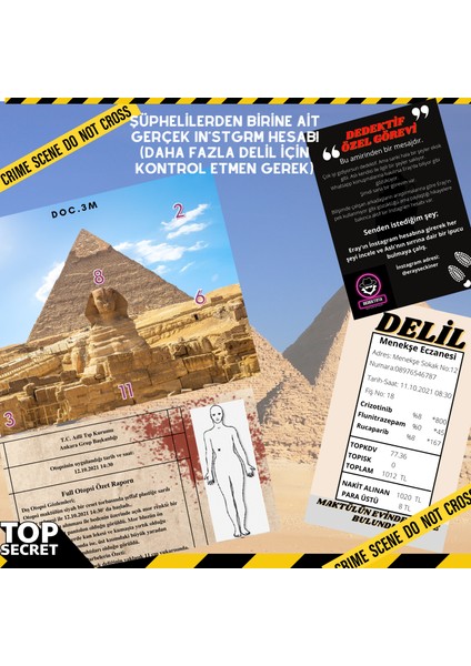 Dedektiflik Oyunu, Profesör Deniz Davası ,Cinayet Çözme Oyunu, Dedektif Oyunları,cinayet Çözme modelleri