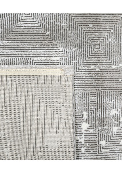 Melissande Modern Gri Polyester Dikdörtgen Modern Desenli Akrilik Hav Vermeyen Leke Tutmayan Kolay Temizlenen Yumuşak Makine Salon Yolluk Mutfak Halı fiyatları