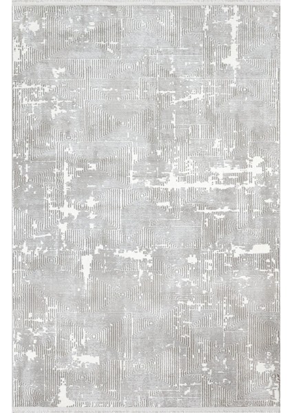Melissande Modern Gri Polyester Dikdörtgen Modern Desenli Akrilik Hav Vermeyen Leke Tutmayan Kolay Temizlenen Yumuşak Makine Salon Yolluk Mutfak Halı fırsatları