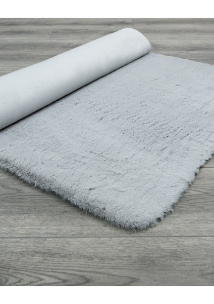 Waylin Düz Gri Polyester Dikdörtgen Modern Desenli Akrilik Hav Vermeyen Leke Tutmayan Kolay Temizlenen Yumuşak Makine Salon Yolluk Mutfak Halı indirimleri