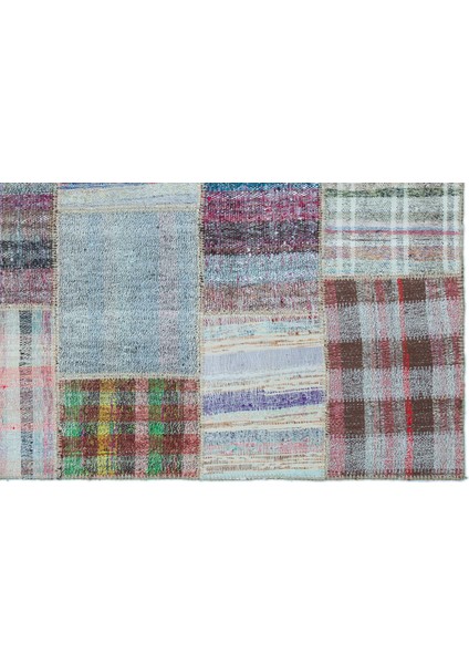 Iskece Bej Patchwork Yün Modern Desenli Yün Hav Toz Vermez Leke Tutmayan Salon Yolluk Mutfak El Dokuma Halı fırsatları