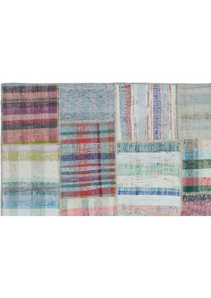 Iskece Bej Patchwork Yün Modern Desenli Yün Hav Toz Vermez Leke Tutmayan Salon Yolluk Mutfak El Dokuma Halı indirimleri