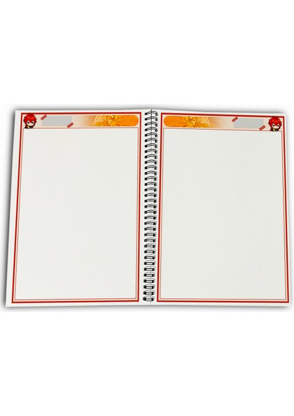 Genshin Impact Diluc Çizgisiz A4 Okul Defteri 72 Yaprak fırsatları