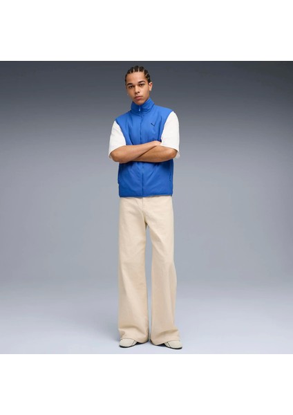 Erkek Krem Puma Reversible Sherpa Vest Krem Erkek Yelek modelleri