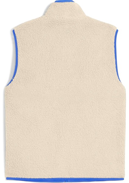 Erkek Krem Puma Reversible Sherpa Vest Krem Erkek Yelek fırsatları
