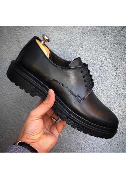 Hakiki Deri Siyah Günlük Erkek Ayakkabı fırsatları