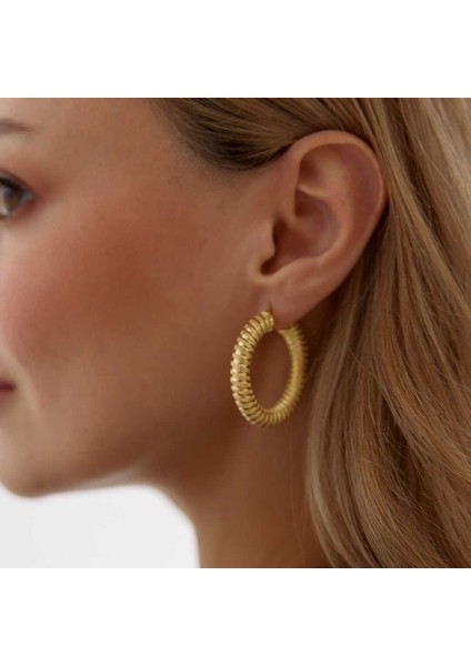 Spaghetti Italyan Halka Küpe modelleri