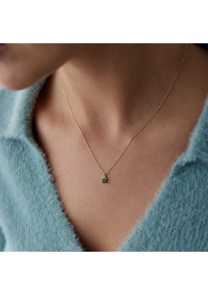 Yeşil Tektaş Kolye