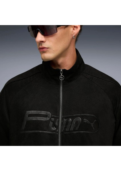 Erkek Siyah Puma T7 Suede Track Jacket Siyah Erkek Fermuarlı Ceket fiyatları
