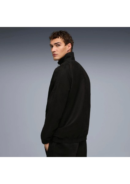 Erkek Siyah Puma T7 Suede Track Jacket Siyah Erkek Fermuarlı Ceket fırsatları