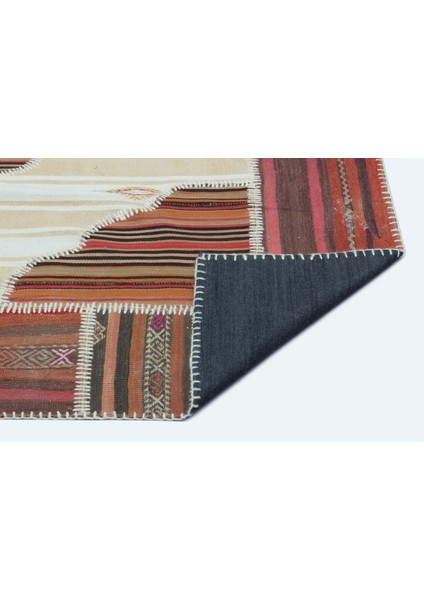 Girit Bej Çizgili Yün Modern Desenli Yün Hav Toz Vermez Leke Tutmayan Salon Yolluk Mutfak El Dokuma Halı fiyatları