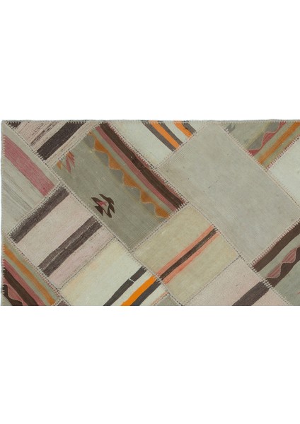 Teselya Mor Patchwork Yün Modern Desenli Yün Hav Toz Vermez Leke Tutmayan Salon Yolluk Mutfak El Dokuma Halı indirimleri