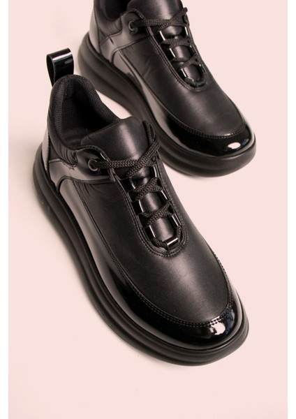 Siyah - Dolgu Topuk Sneaker modelleri