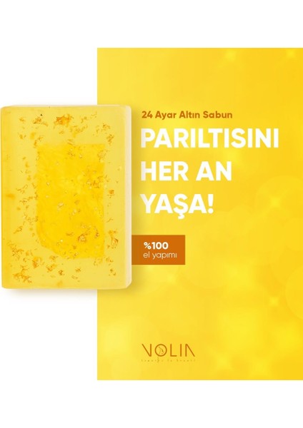 24 Ayar Altın Sabun -Golden Soap fiyatları