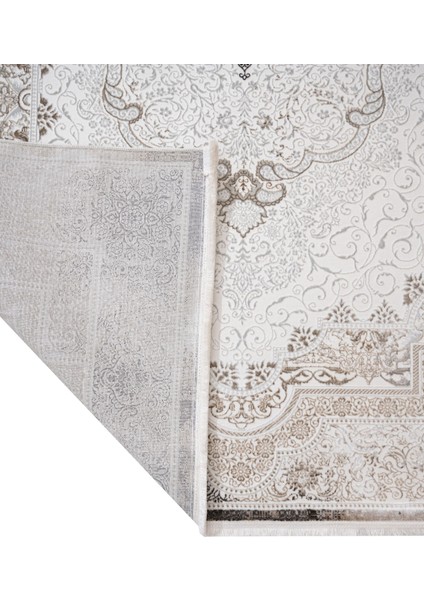 Baris Klasik Bej Mikrofiber Dikdörtgen Modern Desenli Akrilik Hav Vermeyen Leke Tutmayan Kolay Temizlenen Yumuşak Makine Salon Yolluk Mutfak Halı indirimleri