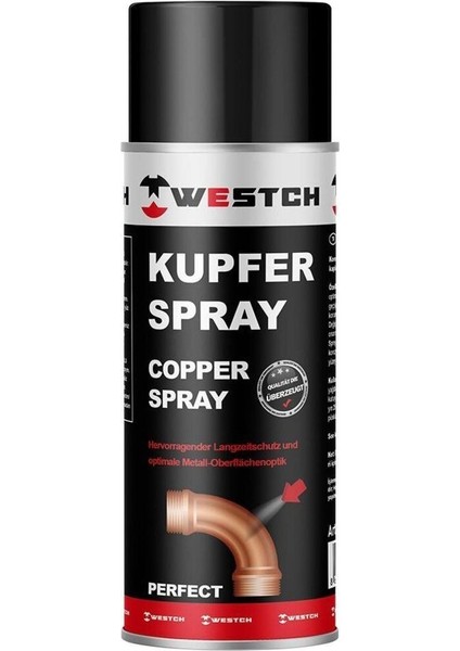 Bakır Sprey Perfekt 400 ml – Yüksek Isıya Dayanıklı Yağlayıcı ve Korozyon Önleyici Sprey