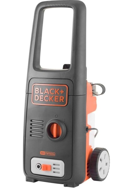 Black+Decker BXPW1500E 120 Bar Yüksek Basınçlı Yıkama Makinesi – 1500W, Köpük Başlık + Patio Cleaner