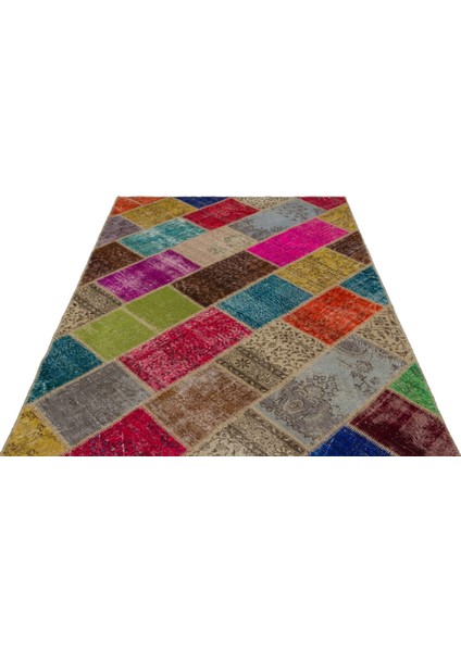 Atina Kırmızı Eskitme Yün Modern Desenli Yün Hav Toz Vermez Leke Tutmayan Salon Yolluk Mutfak El Dokuma Halı modelleri