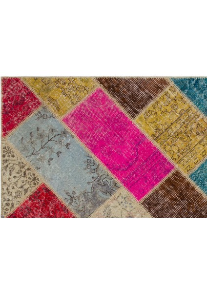 Atina Kırmızı Eskitme Yün Modern Desenli Yün Hav Toz Vermez Leke Tutmayan Salon Yolluk Mutfak El Dokuma Halı fırsatları