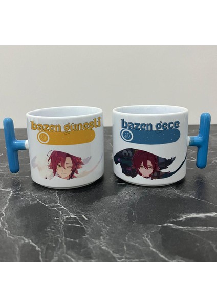 Genshin Impact Heizou Kupa Bardak - Genshin Impact Güneşli Gece Serisi