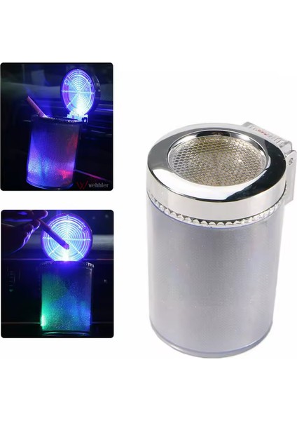 Audi Q7 E-Tron 2016-2017-2018-2019-2020-2021-2022-2023-2024-2025 7 Renkli Işıklı Küllük-Kumabara