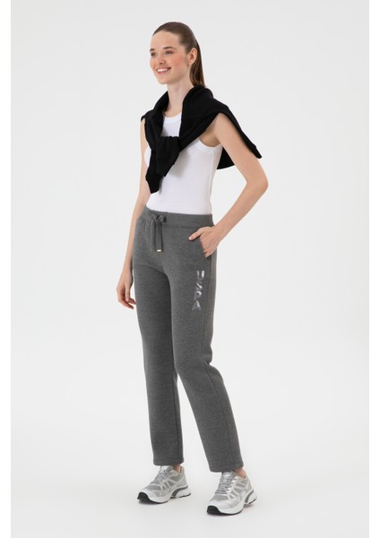 Kadın Antrasit Melanj Eşofman Altı 50307705-VR081