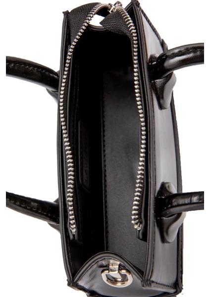 930397 Ayarlanabilir Kilit Detaylı Kadın El Çantası Siyah fırsatları