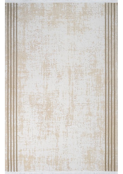 Addilyn Çerçeveli Krem Akrilik Dikdörtgen Modern Desenli Akrilik Hav Vermeyen Leke Tutmayan Kolay Temizlenen Yumuşak Makine Salon Yolluk Mutfak Halı indirimleri