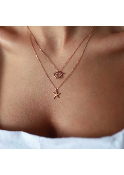 Deniz Yıldızlı ve Düğümlü Kolye