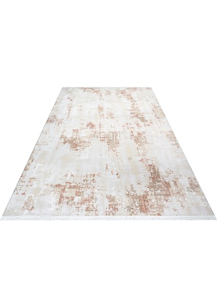 Liana Modern Krem Akrilik Dikdörtgen Modern Desenli Akrilik Hav Vermeyen Leke Tutmayan Kolay Temizlenen Yumuşak Makine Salon Yolluk Mutfak Halı fiyatları