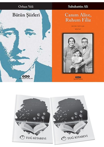 Bütün Şiirleri Orhan Veli ve Canım Aliye, Ruhum Filiz + Hediyeli