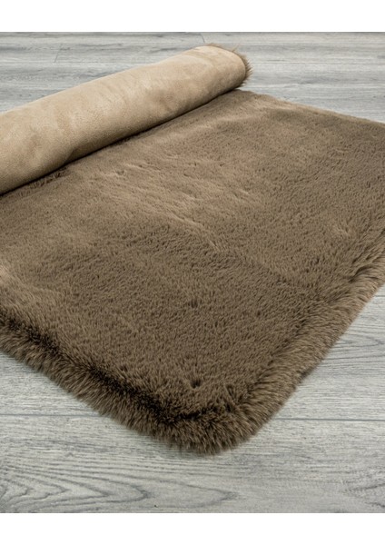 Trudy Düz Kahverengi Polyester Dikdörtgen Modern Desenli Akrilik Hav Vermeyen Leke Tutmayan Kolay Temizlenen Yumuşak Makine Salon Yolluk Mutfak Halı fiyatları