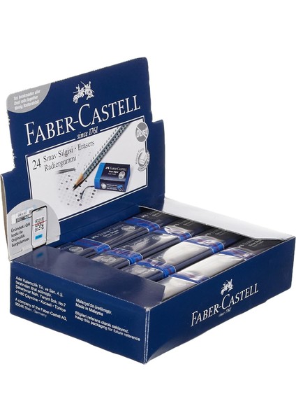 Faber Castel Faber-Castell Mavi Sınav Silgisi (10 Adet)