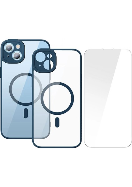 Baseus Frame Series iPhone 14 6.1 Kamera Koruyuculu Magsafe Kılıf + Tempered Ekran - BRNTEK3725-7 fiyatları