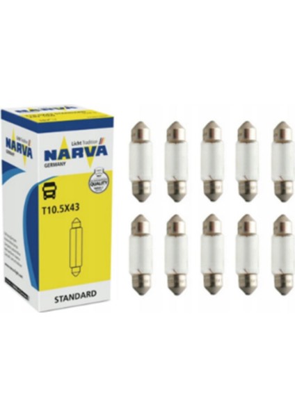 12V 93 Dipsiz 21W Ampul 2 Adet