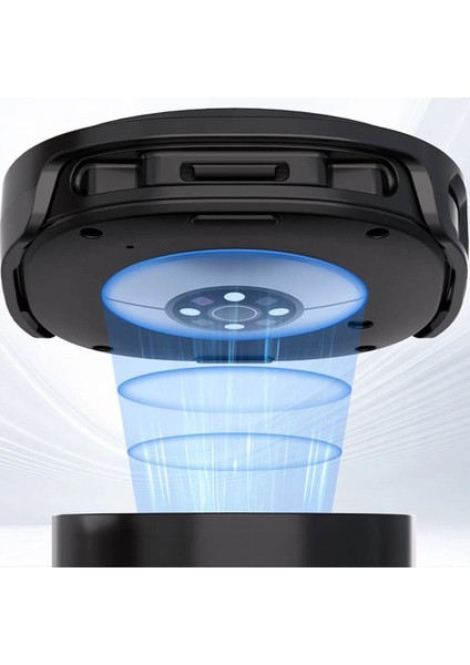 Samsung Galaxy Watch 8 44MM Tam Koruma Sert Pc Kasa ve Ekran Koruyucu