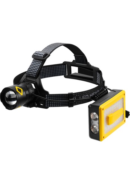 F.b.ı Pro F-3003 Alüminyum PM10-TG LED Type-C Powerbank ve Solar Şarjlı Kamp Kafa Feneri