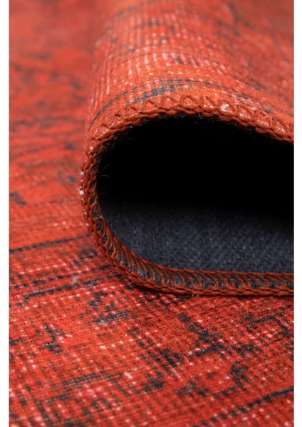 Armagh Klasik Kırmızı Polyester Dikdörtgen Modern Desenli Pamuk Makinada Yıkanabilir Hav Toz Vermez Leke Tutmayan Kaymaz Taban Dijital Makine Baskı Salon Yolluk Mutfak Halı modelleri