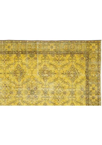 Sarı Çerçeveli Yün Modern Desenli Yün Hav Toz Vermez Leke Tutmayan Salon Yolluk Mutfak El Dokuma Halı modelleri