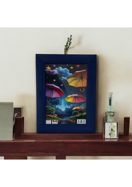 Dalgalı Fotoğraf Çerçevesi | Modern Masaüstü & Duvar Çerçevesi – Beyaz, Siyah, Lacivert, Mor, Pembe indirimleri