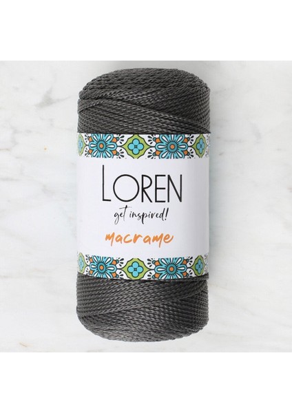 Loren Macrame Füme El Örgü Ipi - Rm 067 - 34341